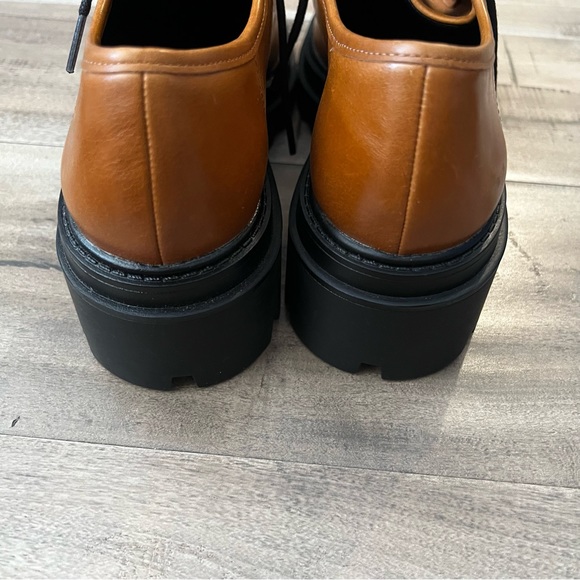 Zara Brown Chunky Loafers - Picture 6 of 7